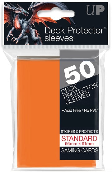 Ultra PRO Sleeves: Deck Protector Solid Orange (50)