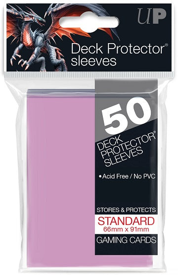 Ultra PRO Sleeves: Deck Protector Solid Pink (50)