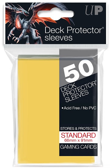 Ultra PRO Sleeves: Deck Protector Solid Yellow (50)