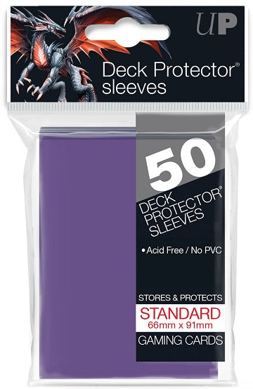 Ultra PRO Sleeves: Deck Protector Solid Purple (50)