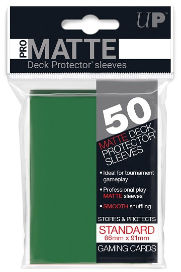 Ultra PRO Sleeves: Deck Protector Matte Green (50)