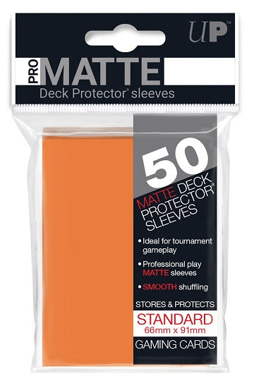 Ultra PRO Sleeves: Deck Protector Matte Orange (50)
