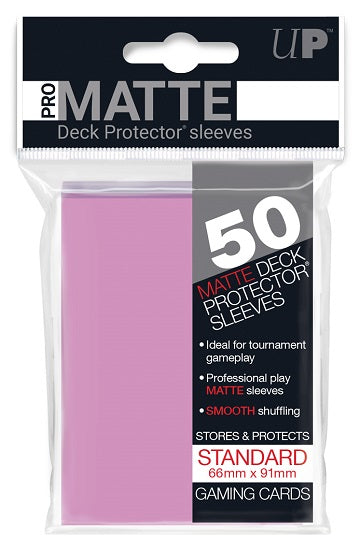 Ultra PRO Sleeves: Deck Protector Matte Pink (50)