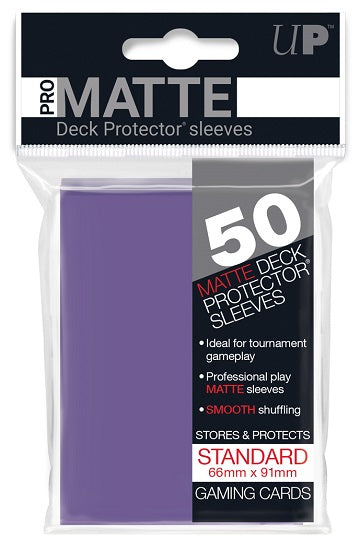 Ultra PRO Sleeves: Deck Protector Matte Purple (50)