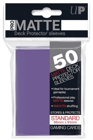 Ultra PRO Sleeves: Deck Protector Matte Purple (50)