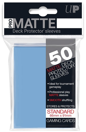 Ultra PRO Sleeves: Deck Protector Matte Light Blue (50)