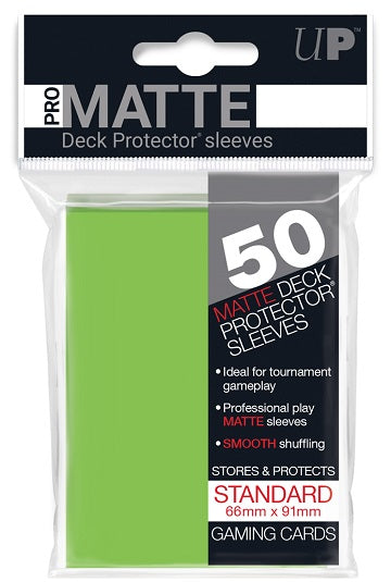 Ultra PRO Sleeves: Deck Protector Matte Lime Green (50)