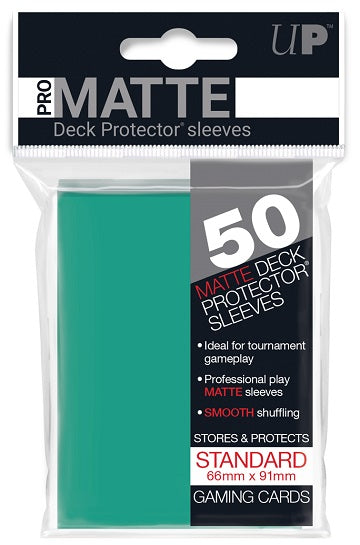 Ultra PRO Sleeves: Deck Protector Matte Aqua (50)