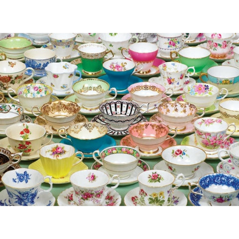Cobble Hill Puzzle 1000 Piece Teacups