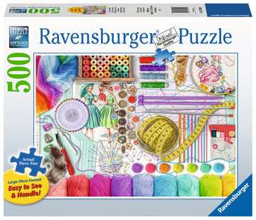 Ravensburger Puzzle 500 Piece Needlework Station