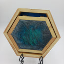 Calder's Craft Handmade Polygonal Dice Tray With Dice Vault Set