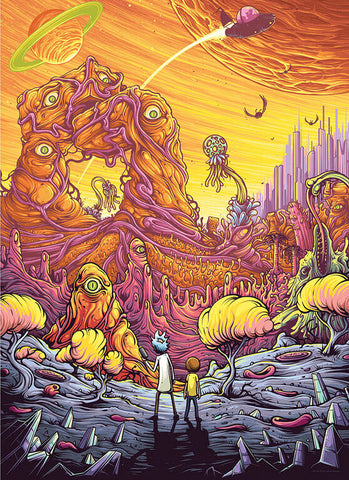 Puzzle 1000 Rick and Morty - Into the Rickverse