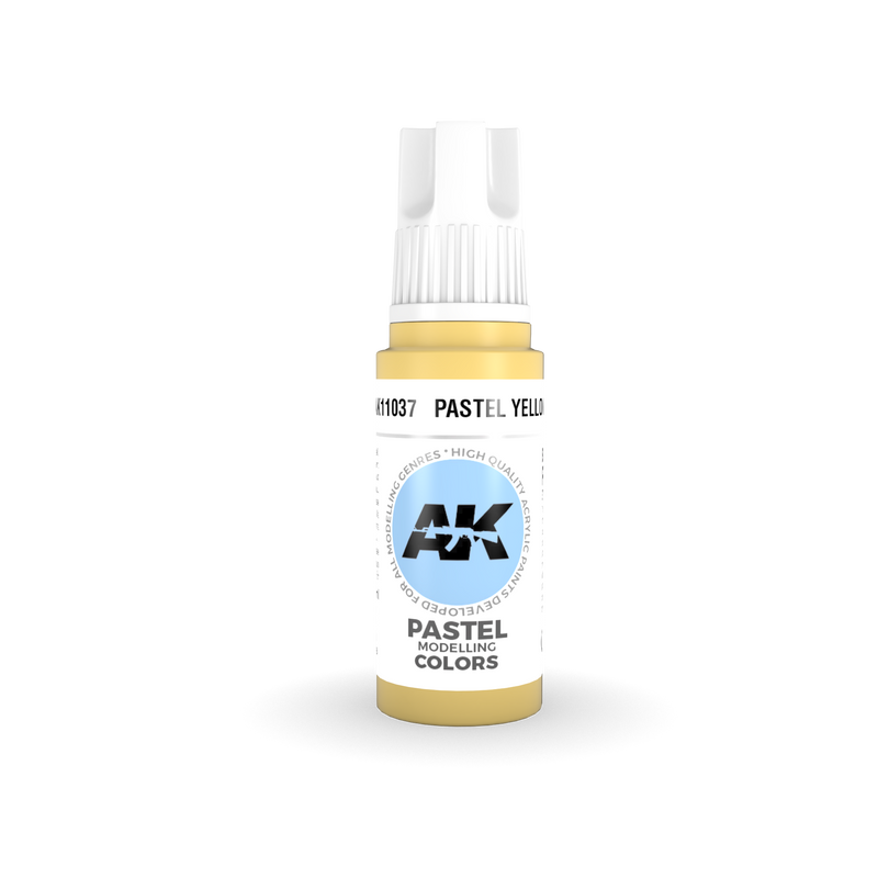 AK Interactive 3rd Gen Acrylic Pastel Yellow 17ml