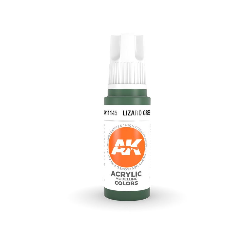 AK Interactive 3rd Gen Acrylic Lizard Green 17ml