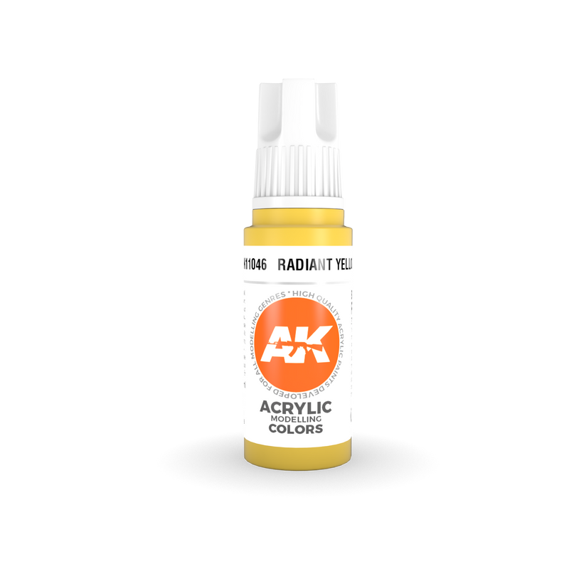 AK Interactive 3rd Gen Acrylic Radiant Yellow 17ml