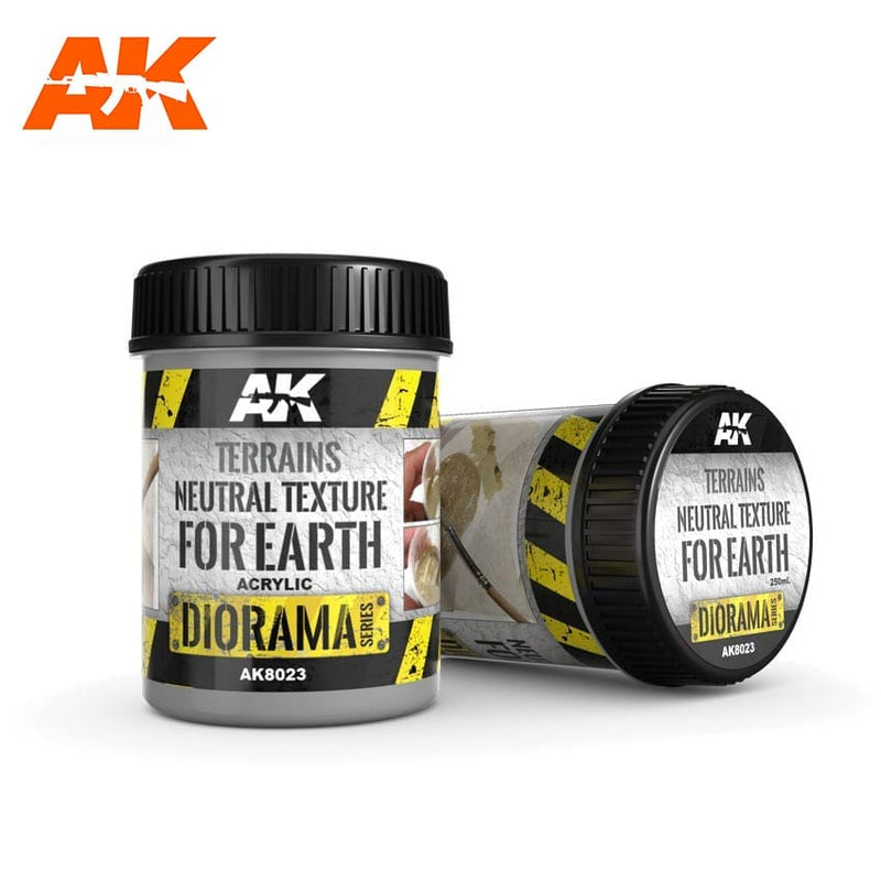 AK Interactive Terrains Neutral Texture - 250ml (Acrylic)