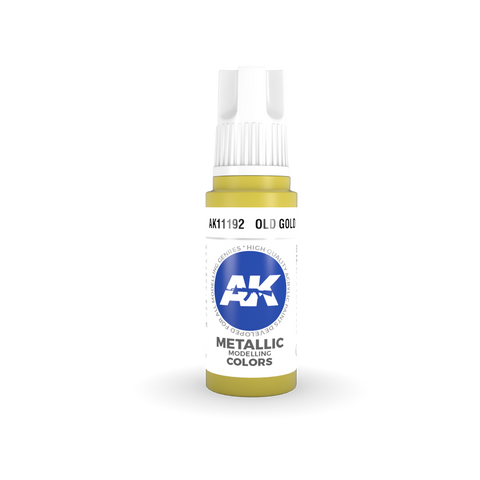 AK Interactive 3rd Gen Acrylic Old Gold Metallic 17ml