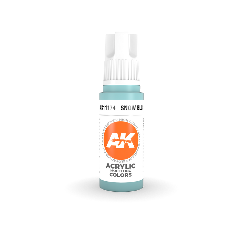 AK Interactive 3rd Gen Acrylic Snow Blue 17ml