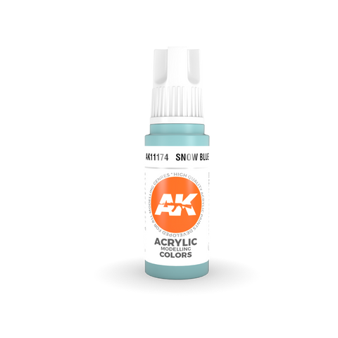 AK Interactive 3rd Gen Acrylic Snow Blue 17ml