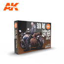 AK Interactive Paint Set 3G Skin and Leather