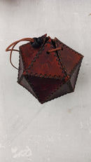 Keystone Leatherworks Leather D20 Dice Bag