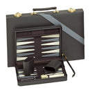 Backgammon 9" Blk/grey Stripe  We20-3109
