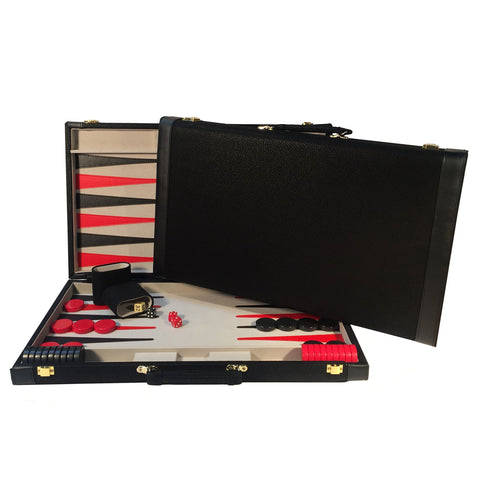 Backgammon 21" Black Suede     We22-5121