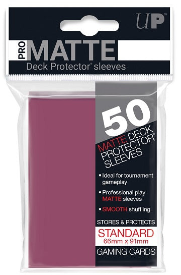 Ultra PRO Sleeves: Deck Protector Matte Blackberry (50)