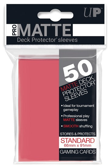 Ultra PRO Sleeves: Deck Protector Matte Fuschia (50)