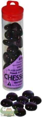 Chessex Glass Stones- Violet