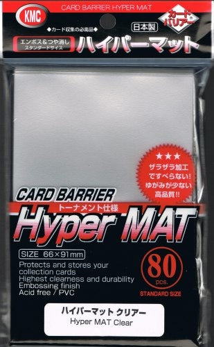 KMC Sleeves: Hyper MAT Clear (80)