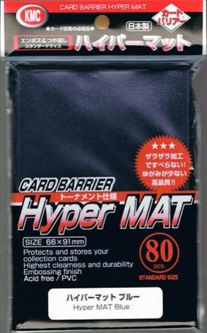 KMC Sleeves: Hyper MAT Blue (80)