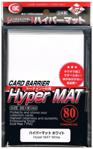 KMC Sleeves: Hyper MAT White (80)