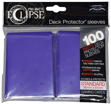 Ultra PRO Sleeves: Eclipse Matte Purple (100)