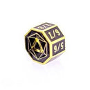 Die Hard Dice Mtg Goyf Rox Counter Shiny Gold W/black