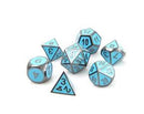 Die Hard Dice Gothica Dice Set Gunmetal Teal