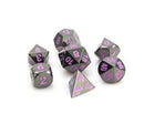 Die Hard Dice Rpg Dice Set Gunmetal W/purple