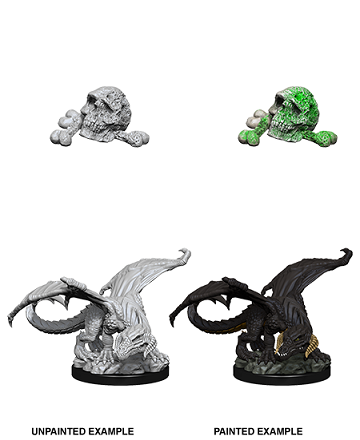 Wizkids Minis D&D 73850 Black Dragon Wyrmling