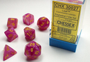 Chessex Poly Leaf Fuschia/yellow