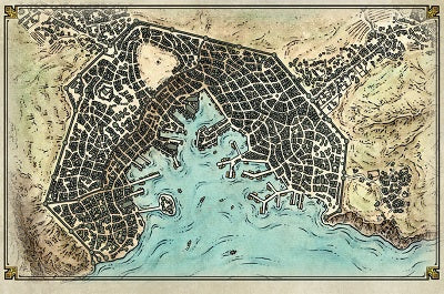 Dungeons and Dragons 5th Edition Map Set Baldur's Gate - Avernus