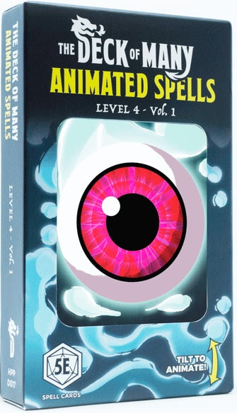 Rpg Deck Of Many Animated Spells Level 4 Vol 1
