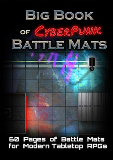 Rpg Big Book Of Cyberpunk Battle Mats