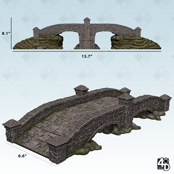Wizkids Minis 74108 4d Settings Stone Bridge