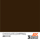 AK Interactive 3rd Gen Acrylic Chocolate (Chipping) 17ml