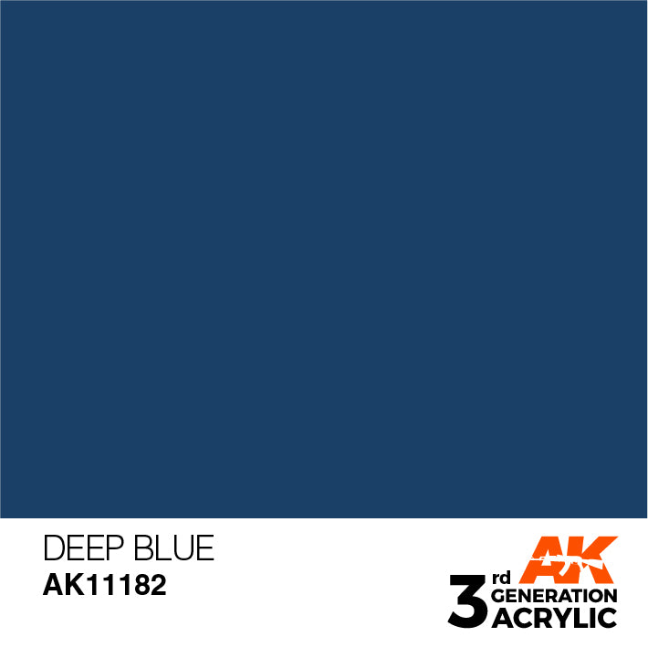 AK Interactive 3rd Gen Acrylic Deep Blue Intense 17ml