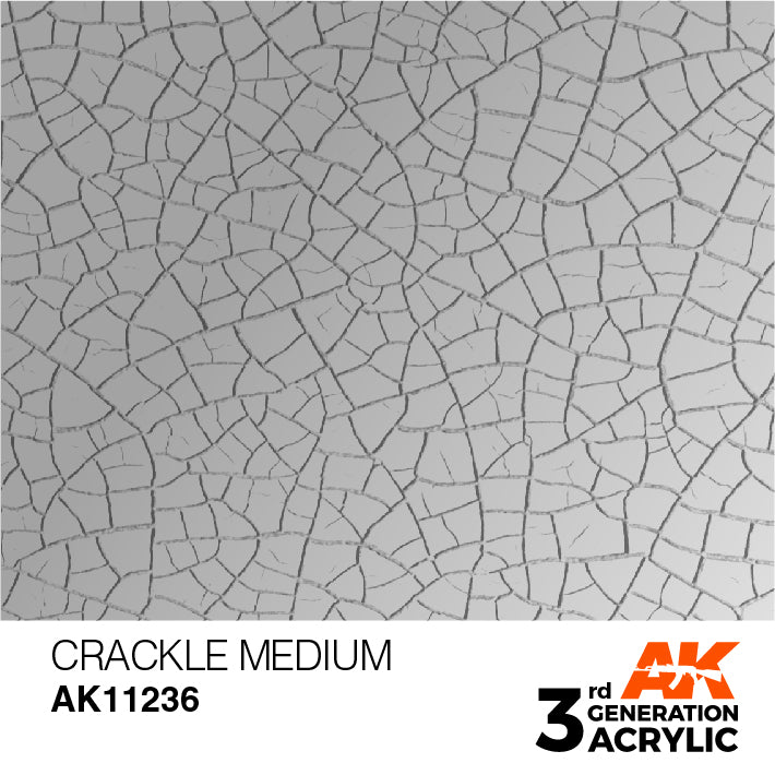 AK Interactive 3rd Gen Acrylic Crackle Medium 17ml