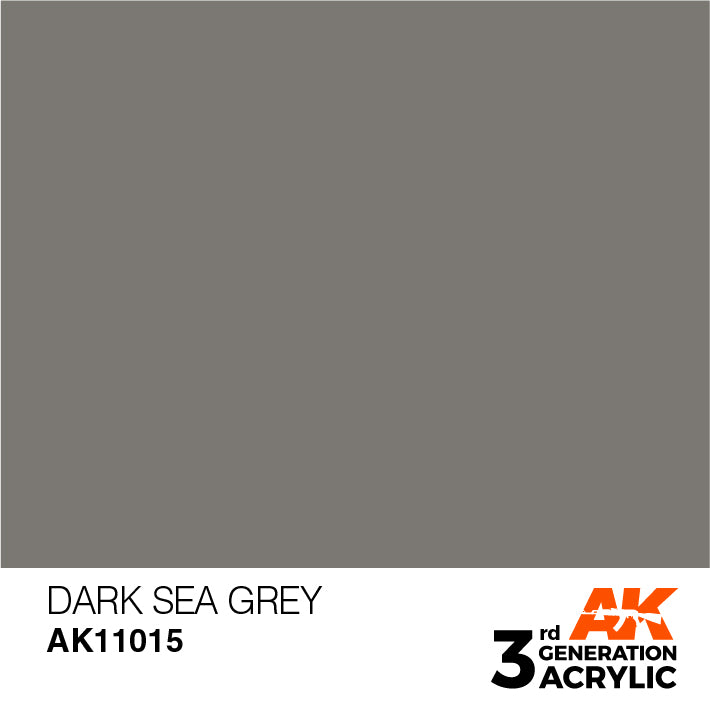 AK Interactive 3rd Gen Acrylic Dark Sea Grey 17ml