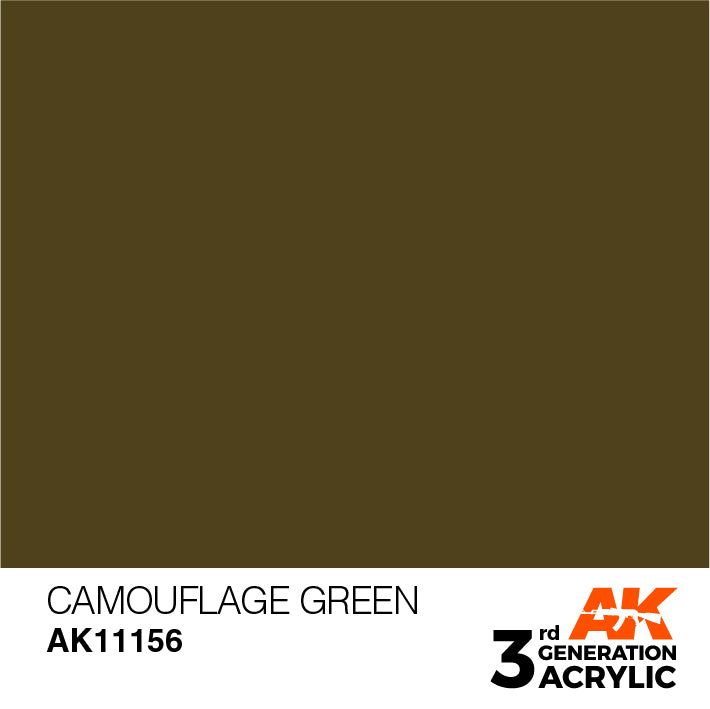 AK Interactive 3rd Gen Acrylic Camouflage Green 17ml