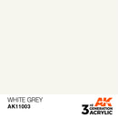 AK Interactive 3rd Gen Acrylic White Grey 17ml