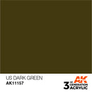 AK Interactive 3rd Gen Acrylic US Dark Green 17ml